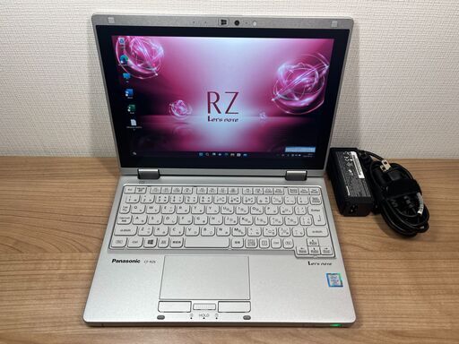 美品・SIM搭載＞　09107 超軽量 Panasonic CF-RZ6８GB/SSD256 /i5 タッチパネル　office Win11
