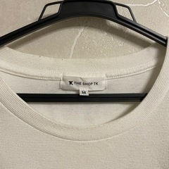 【美品】TK MIXPICE 白ニット Mサイズの画像