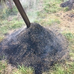 北海道産もみ殻くん炭　50リットル　籾殻薫炭　もみがらくんたんの画像