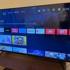 液晶薄型テレビ　40インチ　TCL