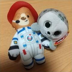 ty ぬいぐるみ5体、パディントン1体の画像