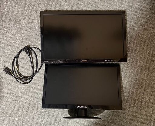 PCモニター、DELL本体、HDDデッキ