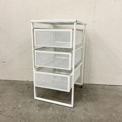  14348  IKEA キャスター付3段引き出しユニット　LE...