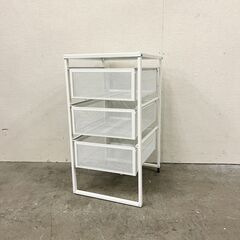  14347  IKEA キャスター付3段引き出しユニット　LE...