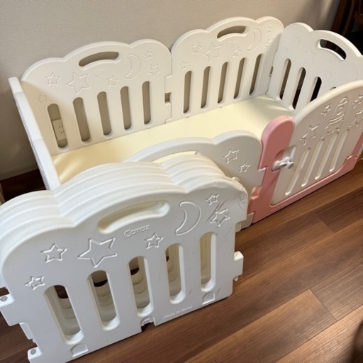 caraz ベビーサークル 折りたたみ 140×140cm