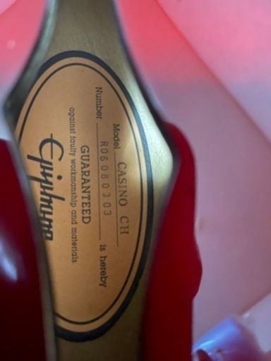 Epiphone CASINO エピフォンカジノ ピアレス製 純正ハードケース付