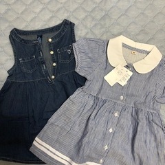【新品タグ付き】 90cm夏物ワンピース