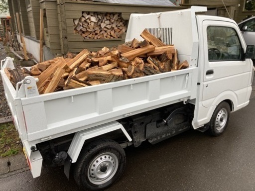 薪(乾燥済み)広葉樹と針葉樹ミックス　軽トラ1台分　20,000円