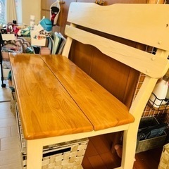 2人がけベンチ※引き渡し者　決定しましたの画像