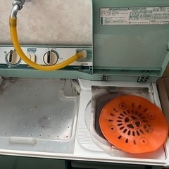 無料　2槽式洗濯機　日立　青空　引き取り希望の画像