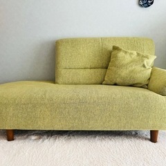【11/5まで】グリーンの可愛いソファ