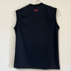 【値下げ！美品】PUMA  キッズ　150 ・ノースリーブ  タンクトップ　黒の画像