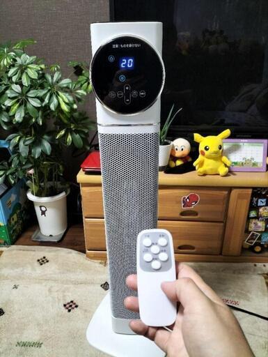 電気セラミックヒーターNFJ501R250 自然風＆暖風冬でも夏でも使えます。