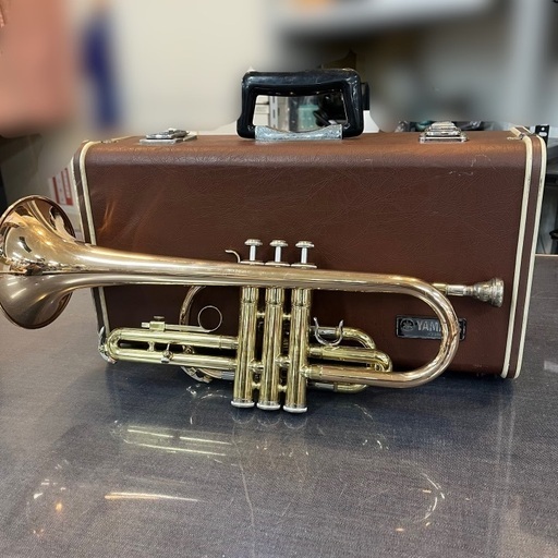 J2782 希少 生産終了品 70s〜80s OLDモデル YAMAHA ヤマハ YCR-334 CORNET ロングコルネット ケース付