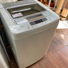 リサイクルショップどりーむ天保山店　No.9967　洗濯機　7.5㎏！　洗浄・動作確認済み！配達・設置可能！