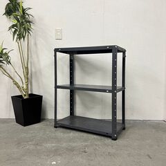  14334   3段スチールラック　オープンラック   ◆大阪...