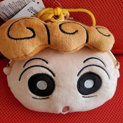 新品 クレヨンしんちゃん ぬいぐるみ がま口 ポーチ  ひまわりの画像