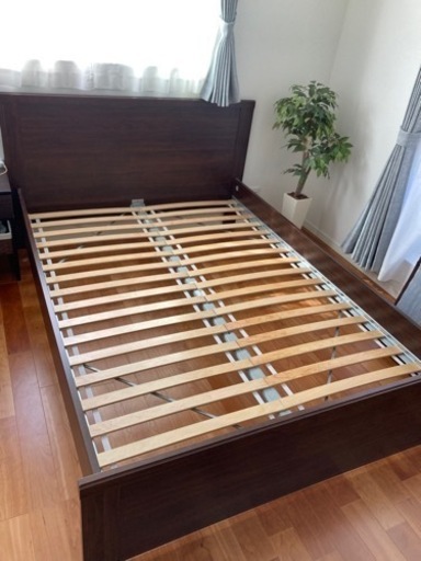 【取引中】IKEA ダブルベッド　フレーム