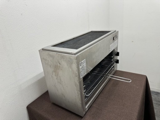 リンナイ　Rinnai　業務用　グリラー　上火式　ガスグリラー　都市ガス　２０１８年製　厨房　飲食店　RGP-62SV