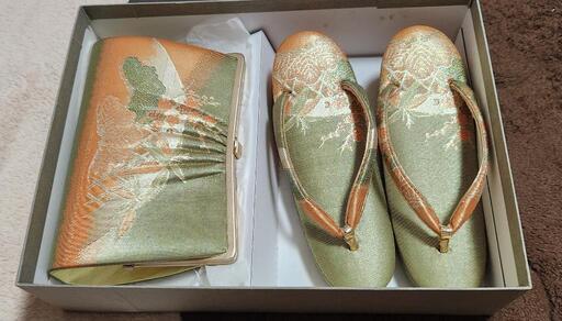 和装小物　草履　バックセット