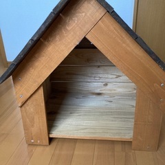 ハンドメイド　木製犬小屋