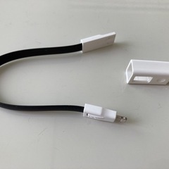 キーホルダー型iPhone lighting充電ケーブル無料の画像