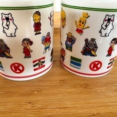 レア★ファミリーマート サークルK サンクス キャラクター大集合 マグカップ 2個セットの画像