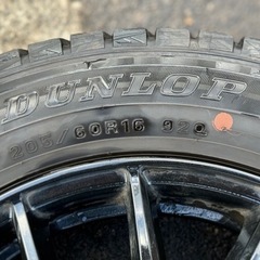ダンロップ　スタッドレス　WINTER MAX01 205/60/R16 2019年製の画像