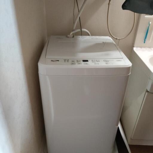洗濯機　7kg　もうすぐ修了します