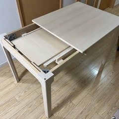 引取り限定 )IKEA ダイニングテーブル 伸長式 中古大阪引取限定 イケア