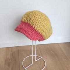 子供ニットキャスケット小さめ② ハンドメイド
