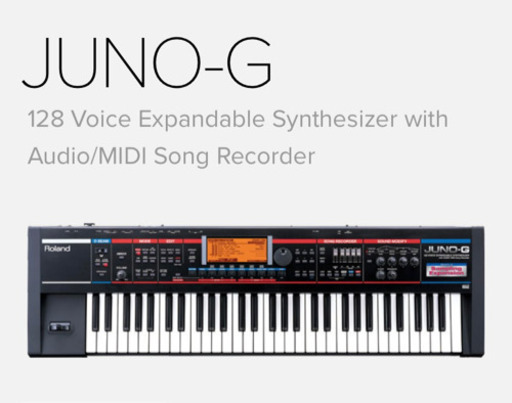 roland juno-g 61鍵盤 電子ピアノ シンセサイザー キーボード 持ち運びケースつき