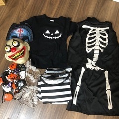 子ども用ハロウィンコスチューム・ハロウィン雑貨セット