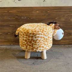 【売約済み】　【品川区リサイクルショップ】アニマルスツール キリン きりんさん ミニスツールの画像
