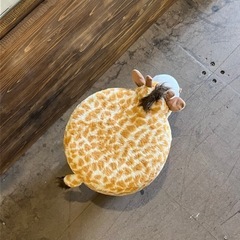 【売約済み】　【品川区リサイクルショップ】アニマルスツール キリン きりんさん ミニスツールの画像