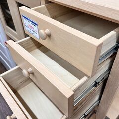 札幌 東区 ニトリ ローボード ALANDA2 収納家具 ウッド 木目 キャビネット の画像