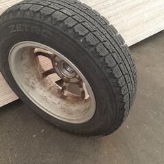 金･土･日限定 スタッドレスタイヤ軽自動車用(ホイール付き)4本セットの画像