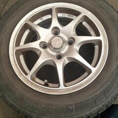 金･土･日限定 スタッドレスタイヤ軽自動車用(ホイール付き)4本セットの画像