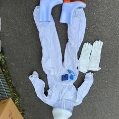 蜂防護服　蜂武者　手袋、長靴付き　冷却ファン付き