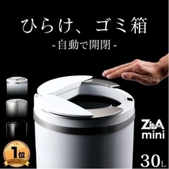 センサー付きゴミ箱★自動開閉（横開き）ZitA mini 大容量30L