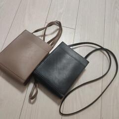 【譲り先決まりました】3COINS ミニショルダーバッグ　2つセットの画像