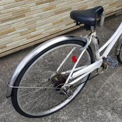中古自転車 シティサイクル6速変速  27インチ 軽整備済み 防犯登録 町田市 相模原市 013MMの画像