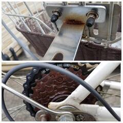中古自転車 シティサイクル6速変速  27インチ 軽整備済み 防犯登録 町田市 相模原市 013MMの画像