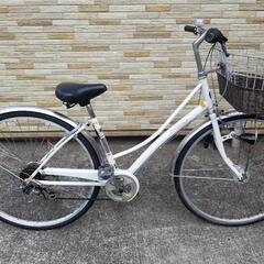 中古自転車 シティサイクル6速変速  27インチ 軽整備済み 防...
