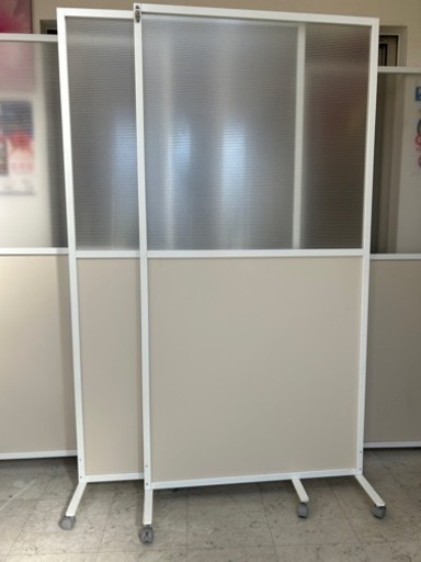 マグネットパ－ティションキャスター付き(4台連結)セット