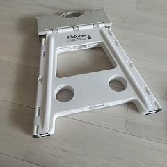 CAINZ  ロング脚立  グレー×ホワイト  ツートンの画像