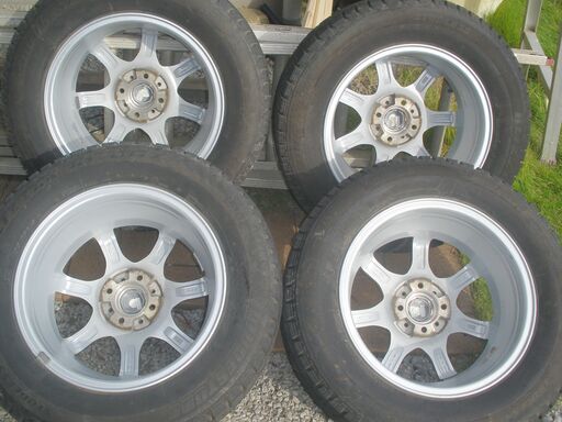 値下げ！スタッドレス195/65R15 REVO GZ☆TWS AQUAアルミホイール4本セット 中古品！