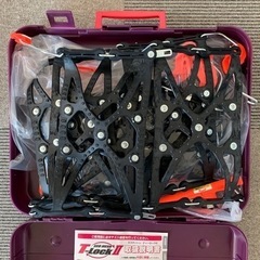 【値下げ相談可】パジェロミニ用スタッドレスタイヤ４本＆ホイール・おまけチェーン付きの画像