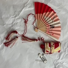 七五三 小物セット　7歳用　ハコセコ　扇子　草履の画像