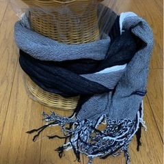 メンズ　マフラーの画像